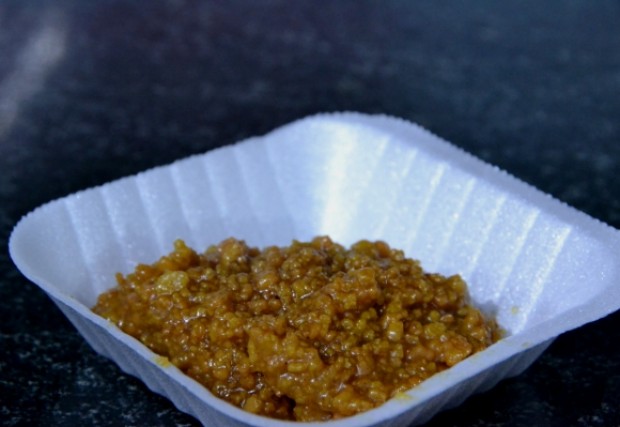 Jauzi halwa at Hamidi confectioners in Hyderabad